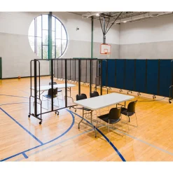 Robo Dividers Mobile Room Divider - Seven Section PET - 6'H