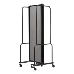 Robo Dividers Mobile Room Divider - Three Section PET - 6'H