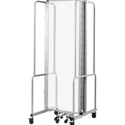 Robo Dividers Mobile Room Divider - Five Section Whiteboard - 6'H