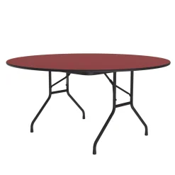 Round Folding Table with Color Tops 60