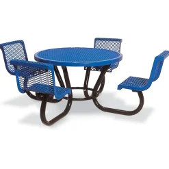 Round Open Diamond Pattern Outdoor Table - 46"