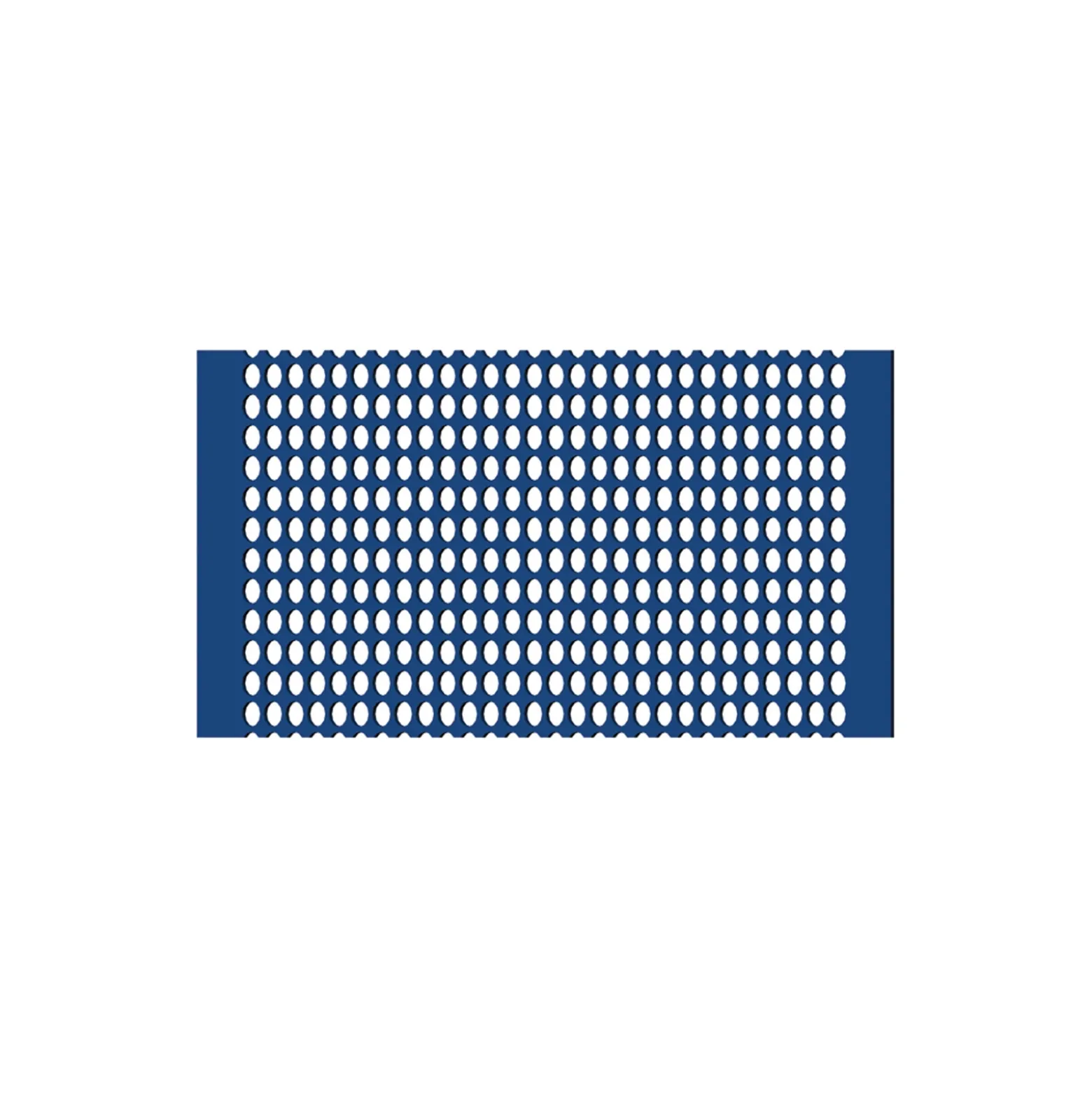 Round Perforated Outdoor Table and Chairs Set - 46" DIA