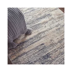 Rustic Textures 5' Round Area Rug