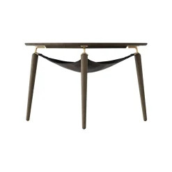 Scandinavian Curved Coffee Table - 30"W