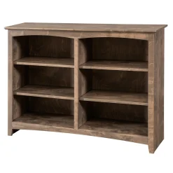 Shaker Home Office Solid Wood Bookcase - 48"W x 36"H