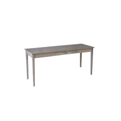 Shaker Home Office Solid Wood Writing Desk - 64.25"W