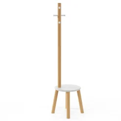 Signature Accents 6-Hook Coatrack and Stool