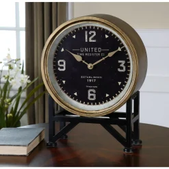Signature Accents Industrial Table Clock