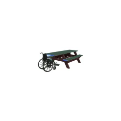 Single ADA Accessible Recycled Plastic Picnic Table