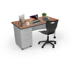 Single Pedestal Desk - 60