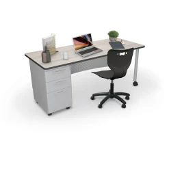 Single Pedestal Desk - 72