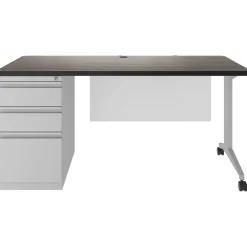 Single Pedestal Modern Teacher Desk - 60