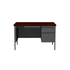 Single Pedestal Teacher Desk - 48