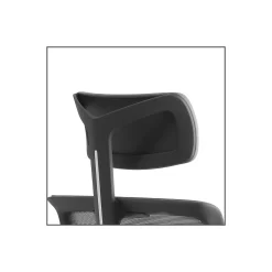 Sleek Mesh Back Office Chair with Headrest