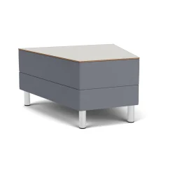 Social 30 Degree Wedge Table in Standard Upholstery