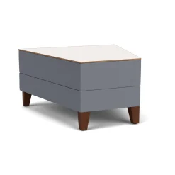 Social 30 Degree Wedge Table in Standard Upholstery