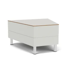 Social 30 Degree Wedge Table in Standard Upholstery