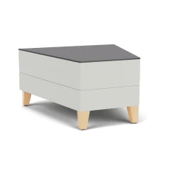 Social 30 Degree Wedge Table in Standard Upholstery