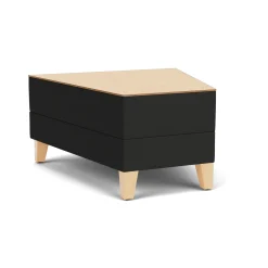 Social 30 Degree Wedge Table in Standard Upholstery