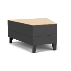 Social 30 Degree Wedge Table in Standard Upholstery