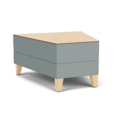 Social 30 Degree Wedge Table in Standard Upholstery