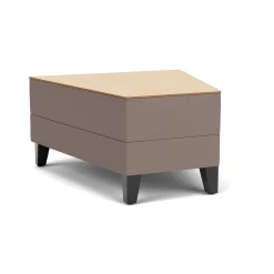 Social 30 Degree Wedge Table in Standard Upholstery