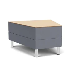 Social 30 Degree Wedge Table in Standard Upholstery