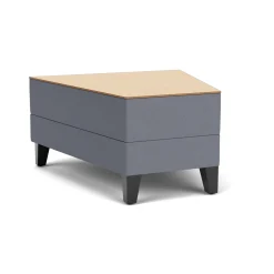 Social 30 Degree Wedge Table in Standard Upholstery