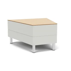 Social 30 Degree Wedge Table in Standard Upholstery