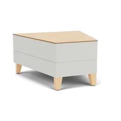 Social 30 Degree Wedge Table in Standard Upholstery