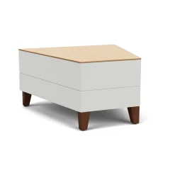 Social 30 Degree Wedge Table in Standard Upholstery