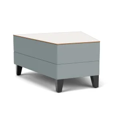 Social 30 Degree Wedge Table in Standard Upholstery