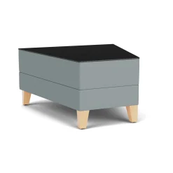 Social 30 Degree Wedge Table in Standard Upholstery