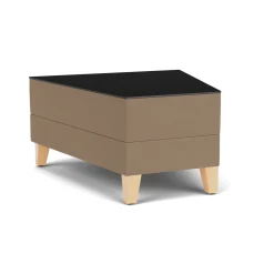 Social 30 Degree Wedge Table in Standard Upholstery