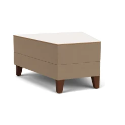 Social 30 Degree Wedge Table in Standard Upholstery