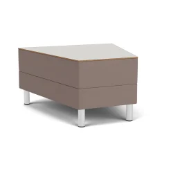 Social 30 Degree Wedge Table in Standard Upholstery
