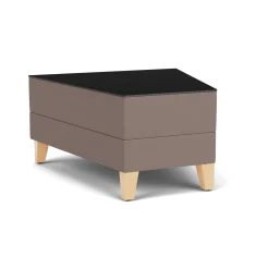 Social 30 Degree Wedge Table in Standard Upholstery