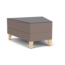 Social 30 Degree Wedge Table in Standard Upholstery