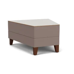 Social 30 Degree Wedge Table in Standard Upholstery