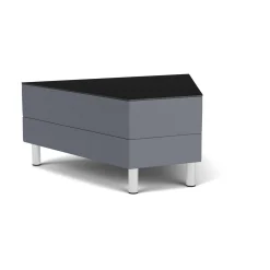 Social 45 Degree Wedge Table in Standard Upholstery