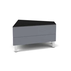 Social 45 Degree Wedge Table in Standard Upholstery