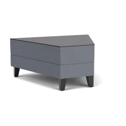 Social 45 Degree Wedge Table in Standard Upholstery