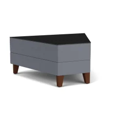 Social 45 Degree Wedge Table in Standard Upholstery