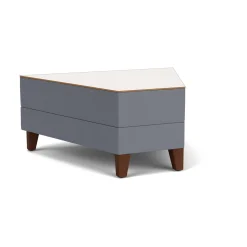 Social 45 Degree Wedge Table in Standard Upholstery