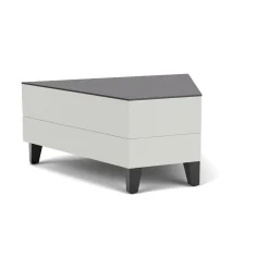 Social 45 Degree Wedge Table in Standard Upholstery