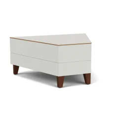 Social 45 Degree Wedge Table in Standard Upholstery