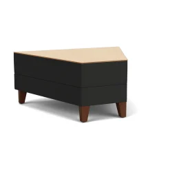 Social 45 Degree Wedge Table in Standard Upholstery
