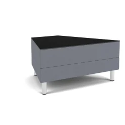 Social 45 Degree Wedge Table in Standard Upholstery