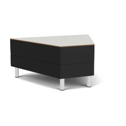 Social 45 Degree Wedge Table in Standard Upholstery
