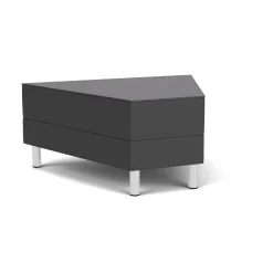 Social 45 Degree Wedge Table in Standard Upholstery